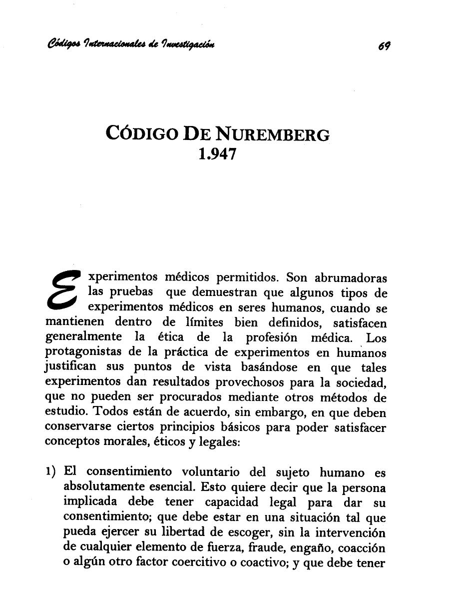 Código de Nuremberg